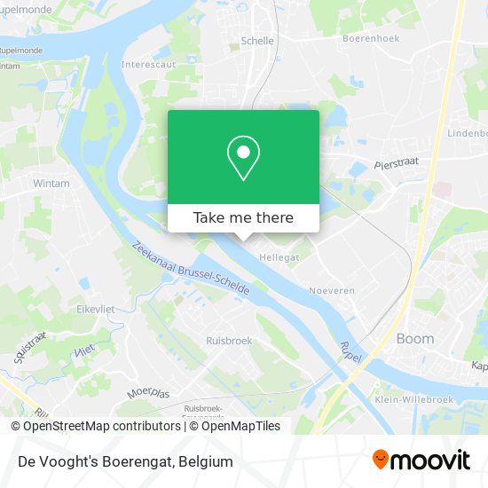 De Vooght's Boerengat map