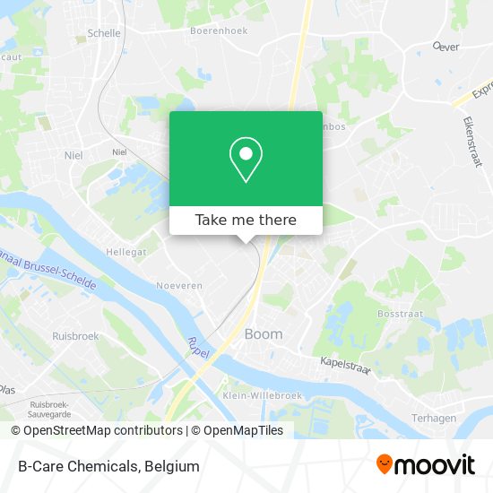 B-Care Chemicals map