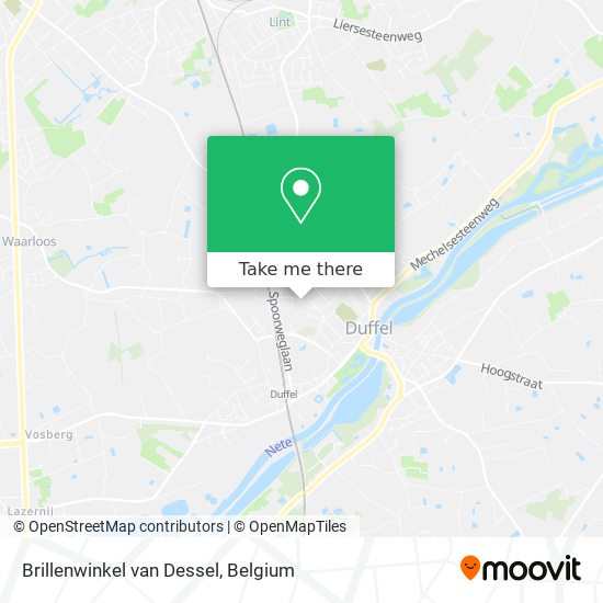 Brillenwinkel van Dessel plan