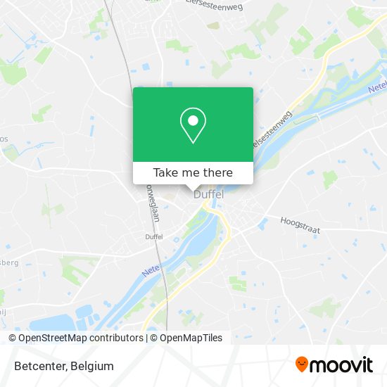 Betcenter map