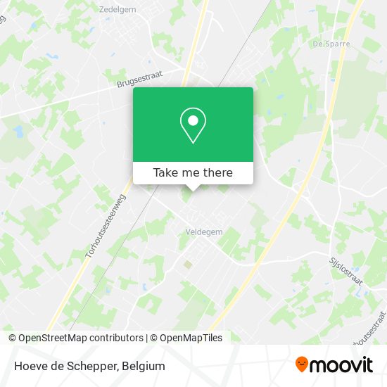 Hoeve de Schepper map