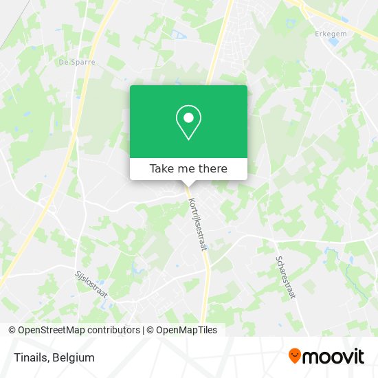 Tinails map