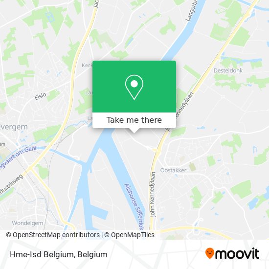 Hme-Isd Belgium map
