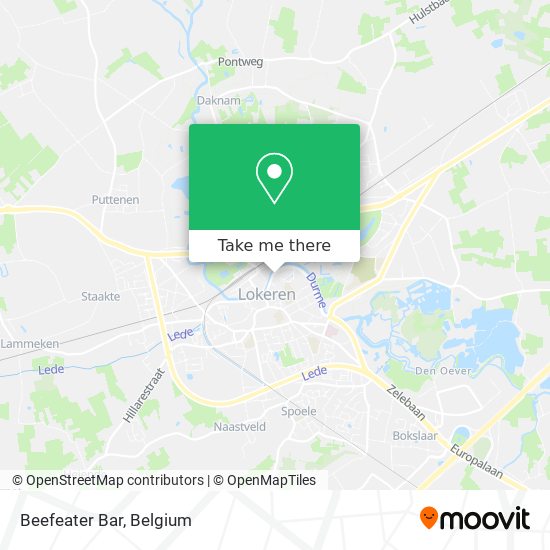 Beefeater Bar map