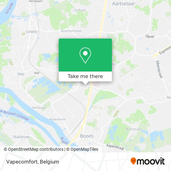 Vapecomfort map