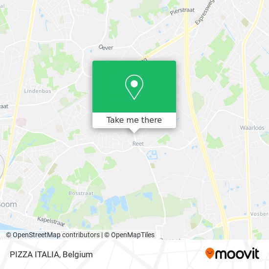 PIZZA ITALIA map