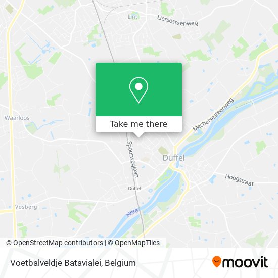 Voetbalveldje Batavialei plan