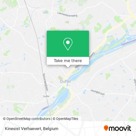 Kinesist Verhaevert map