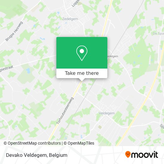 Devako Veldegem map