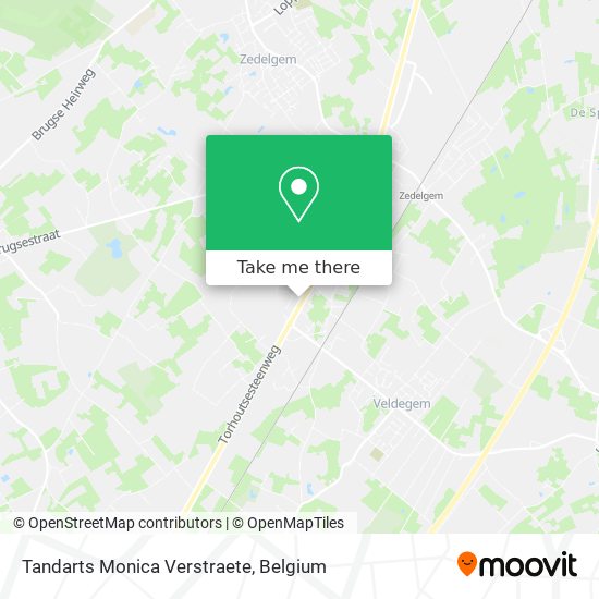 Tandarts Monica Verstraete map