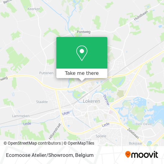 Ecomoose Atelier/Showroom map