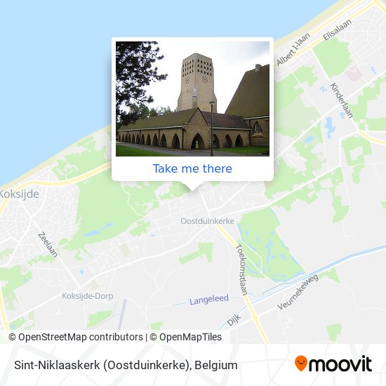 Sint-Niklaaskerk (Oostduinkerke) plan