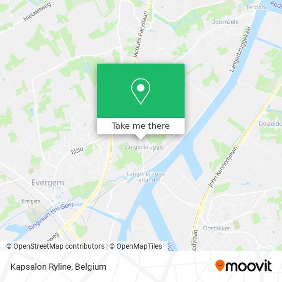 Kapsalon Ryline map