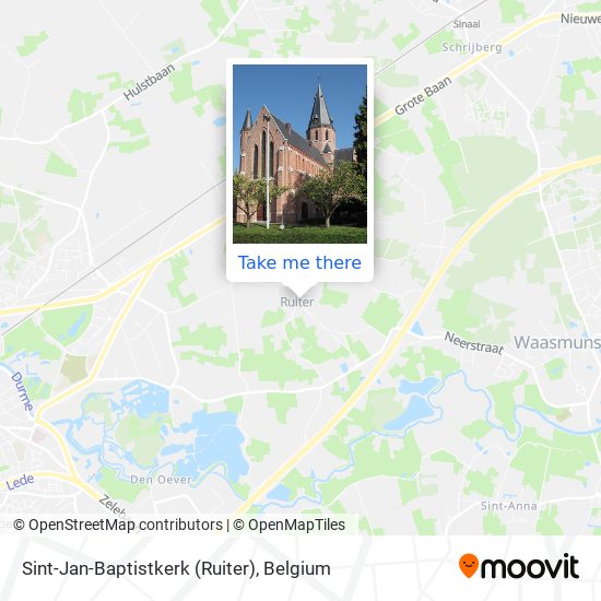 Sint-Jan-Baptistkerk (Ruiter) map