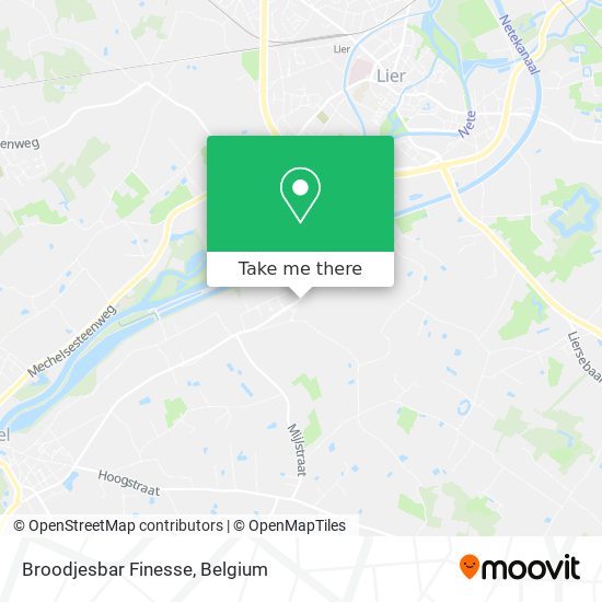 Broodjesbar Finesse map