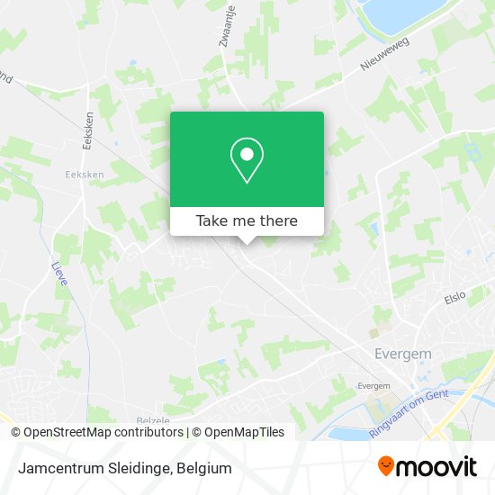 Jamcentrum Sleidinge map