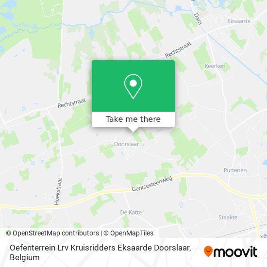 Oefenterrein Lrv Kruisridders Eksaarde Doorslaar map