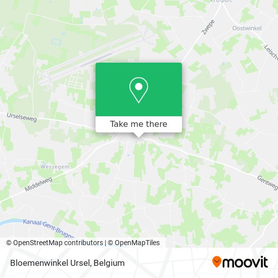 Bloemenwinkel Ursel map