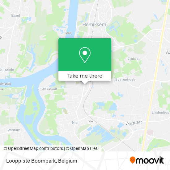 Looppiste Boompark plan