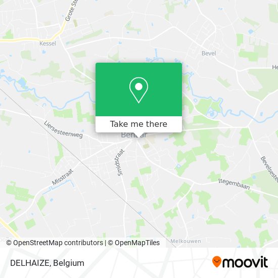 DELHAIZE map