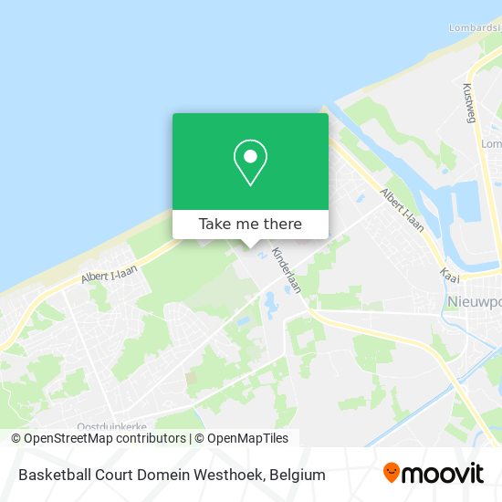 Basketball Court Domein Westhoek map