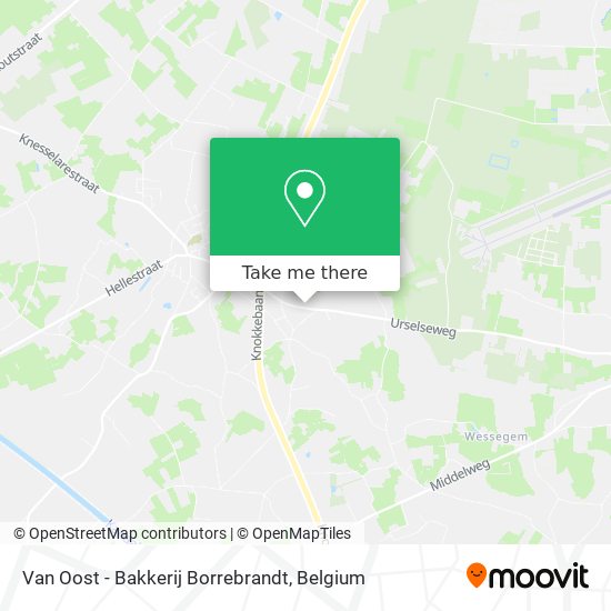 Van Oost - Bakkerij Borrebrandt map