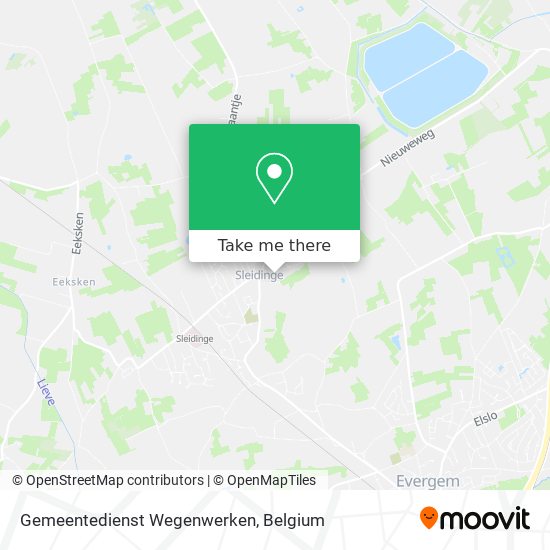 Gemeentedienst Wegenwerken plan