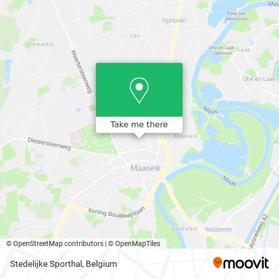 Stedelijke Sporthal map