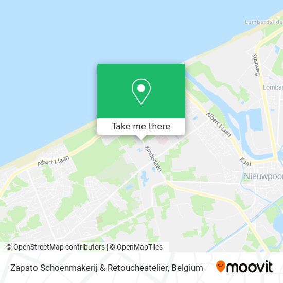 Zapato Schoenmakerij & Retoucheatelier map