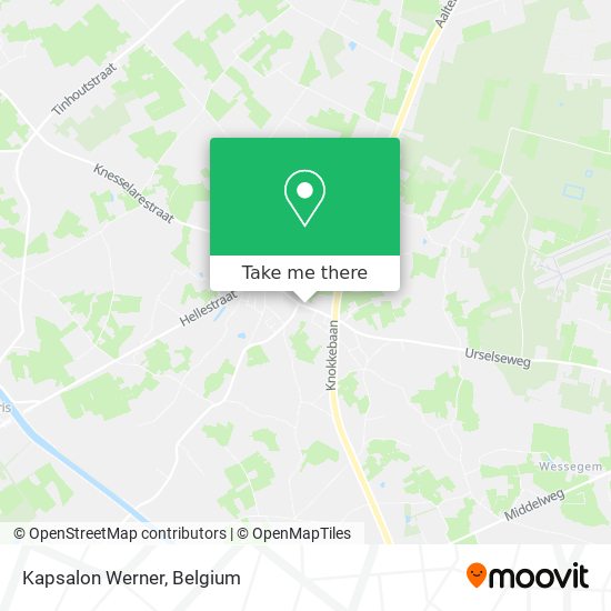 Kapsalon Werner map