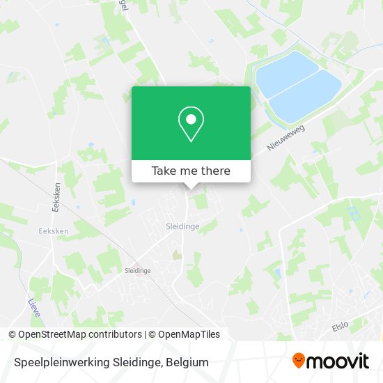 Speelpleinwerking Sleidinge map