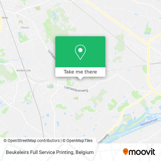 Beukeleirs Full Service Printing map