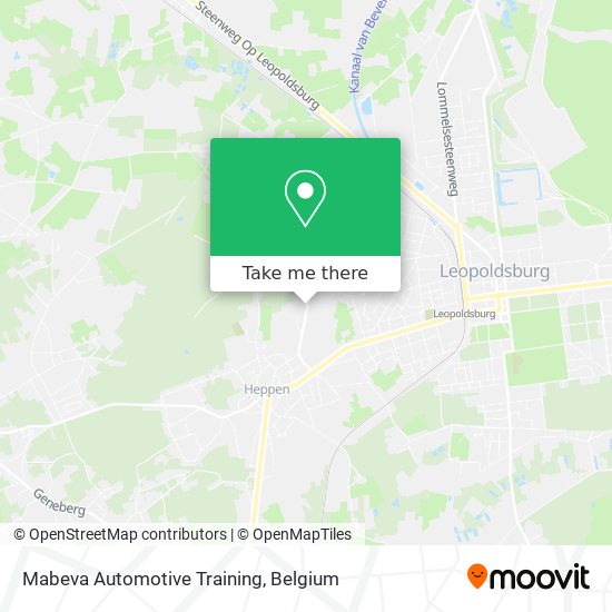 Mabeva Automotive Training map