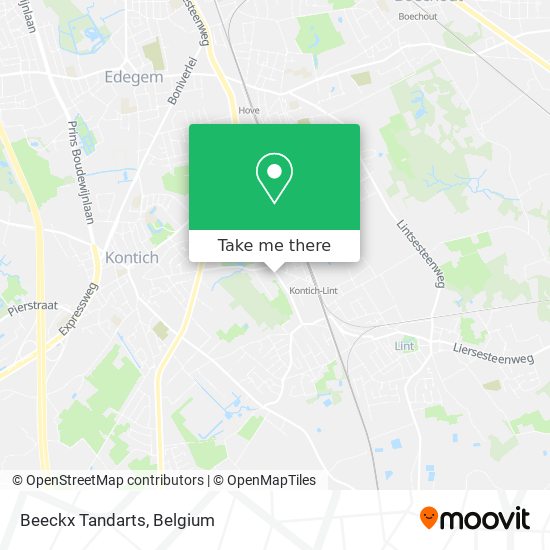 Beeckx Tandarts map