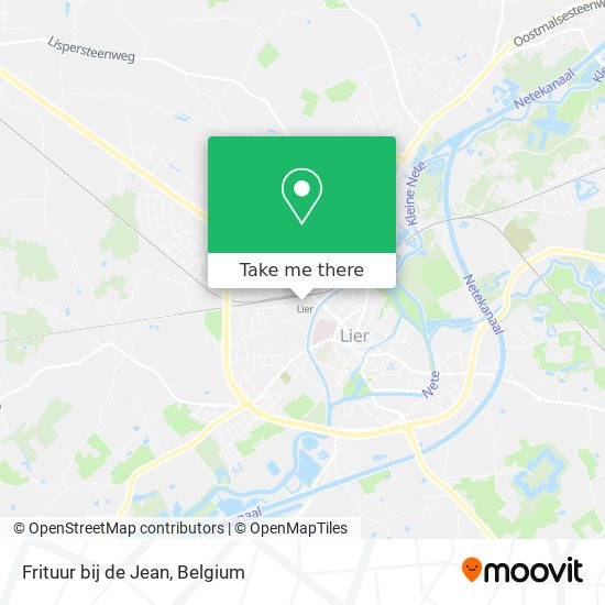 Frituur bij de Jean map