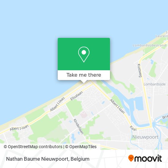 Nathan Baume Nieuwpoort map