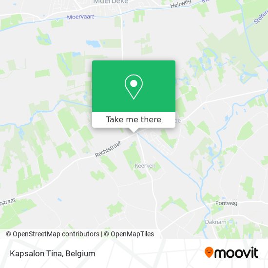 Kapsalon Tina map