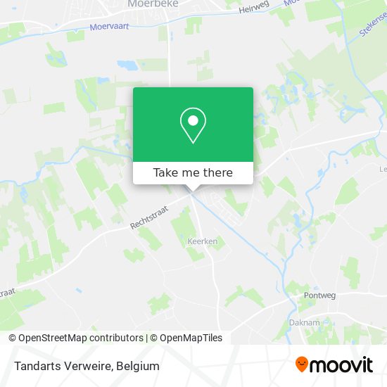 Tandarts Verweire map