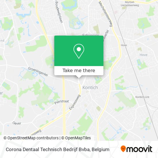 Corona Dentaal Technisch Bedrijf Bvba plan