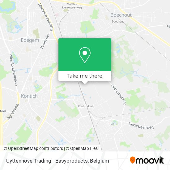 Uyttenhove Trading - Easyproducts map
