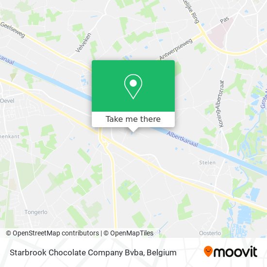 Starbrook Chocolate Company Bvba map