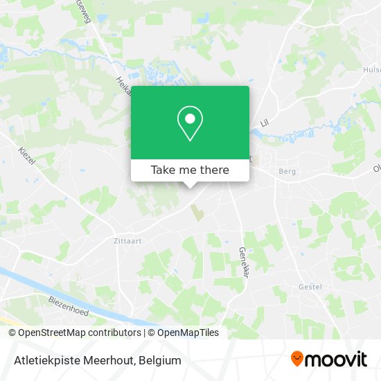 Atletiekpiste Meerhout plan