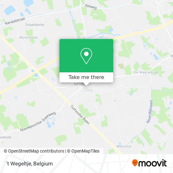 't Wegeltje map