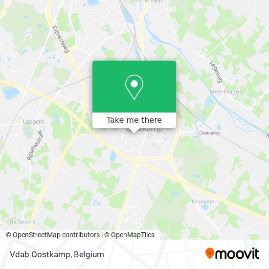 Vdab Oostkamp map