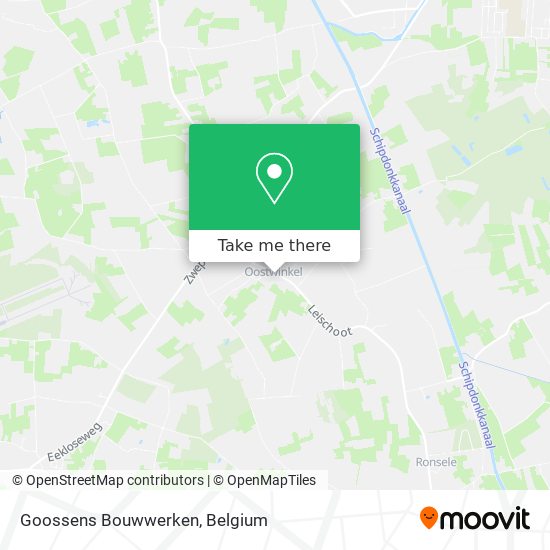 Goossens Bouwwerken map