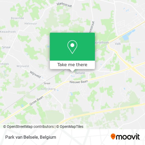 Park van Belsele map