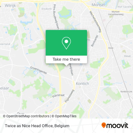 Twice as Nice Head Office map