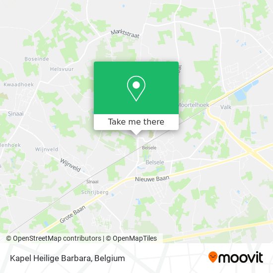 Kapel Heilige Barbara plan