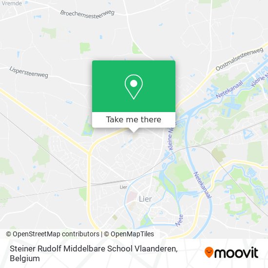 Steiner Rudolf Middelbare School Vlaanderen plan