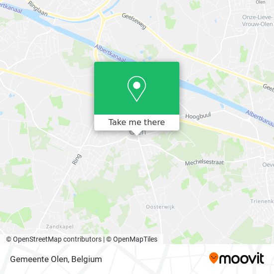 Gemeente Olen map